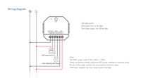 Interrupteur intelligent AC Tuya ZigBee SKYDANCE 100-240VAC 1CH 15A, interrupteur à bouton-poussoir, relais, contrôleur RF pour lampes LED SS-L(WZ)