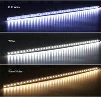 Bande lumineuse dure 72led144led super-haute luminosité 5730 2835 4014 double rangée 12V 24V vitrine étagère LED bande lumineuse dure