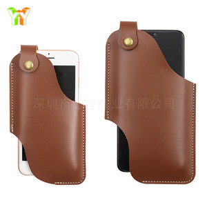 Sac banane pour téléphone portable transfrontalier en stock avec sangle en cuir, étui à outils EDC en cuir, tailles disponibles. - Product Image 4