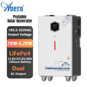 MPPT Solar portable power station 1000 watt 2000w generatore solare banca di energia solare