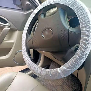 Housse de <span class=keywords><strong>volant</strong></span> <span class=keywords><strong>jetable</strong></span> fabricant personnalisé en gros avec élastique pour la protection du <span class=keywords><strong>volant</strong></span> de voiture - Product Image 3