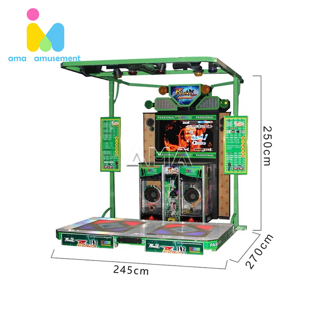 Hot Sale Adult Coin Operated Dance Around Machine - AMA Arcade Games Pump It up & DDR Dancing with joy 4