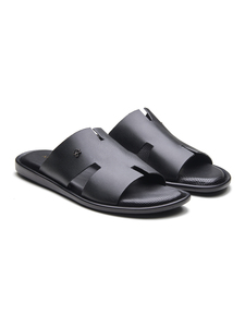 Genuine Leather Sandals for Men Comfortable Casual Outdoor Walking Sandals Adjustable Strap Soft Leather Summer Footwear - Product Image 6