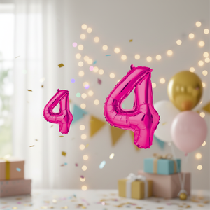 32 pollici rosa numero 4 palloncino in alluminio Mylar decorazione per eventi festa festa della festa della festa laurea capodanno cinese 100 pezzi Peiyong - Product Image 3