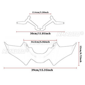 Pour Yamaha MT-07 2021-2024 : Kit Carrosserie Complet (Lame de Pare-chocs Avant, Diffuseur, Protection de Pare-chocs) et Accessoires Auto - Product Image 6