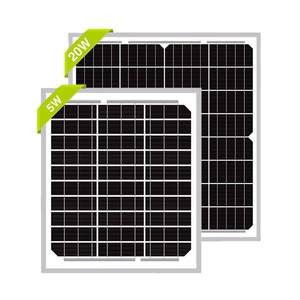 Giá thấp Micro mini panel năng lượng mặt trời 12V 10W 20W 30W 50W <span class=keywords><strong>Monocrystalline</strong></span> panel năng lượng mặt trời 18V cho Máy bơm nước - Product Image 1