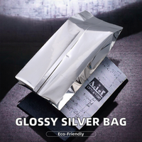 Sacs en BOPP pour thé, emballage sous vide, imprimés offset, recyclables, avec feuille d'aluminium brillante argentée, pour lait en poudre, thé vert, biscuits, sachets en plastique