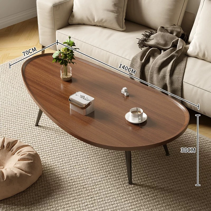 Walnut-colored, 140*60*48CM [Carbon 4 Steel Table Legs]