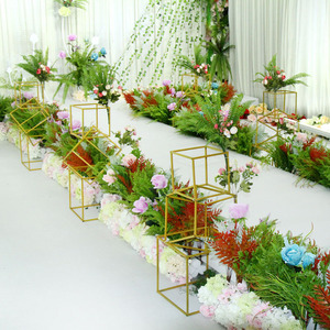 Nuevos Accesorios de Boda 3D con Marco Cuadrado Geométrico de Hierro Forjado - Decoraciones Creativas, Telones de Fondo, Marcadores de Pasillo, Áreas de Bienvenida, <span class=keywords><strong>Escaparates</strong></span> - Product Image 5