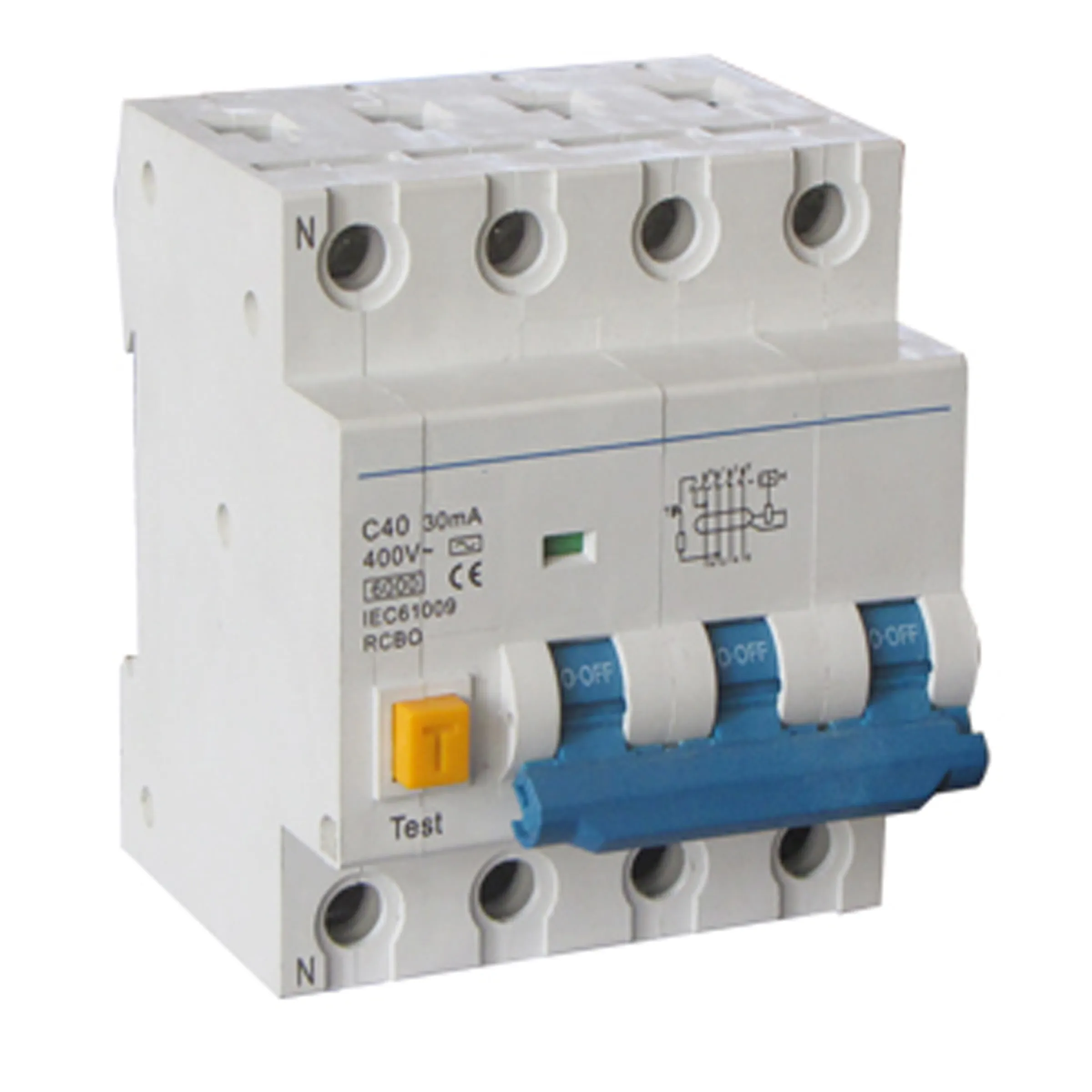 חדש SAA אושר 4P RCBO אוסטרליה RCBO