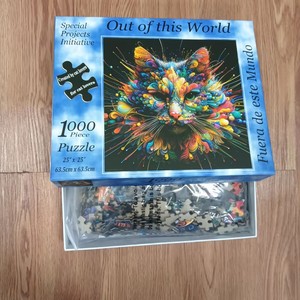 Ensemble de Puzzles Carrés <span class=keywords><strong>Animaux</strong></span> Personnalisés 1000 <span class=keywords><strong>Pièces</strong></span>, Puzzles en Carton Personnalisés <span class=keywords><strong>2000</strong></span> <span class=keywords><strong>Pièces</strong></span> pour Adultes - Product Image 2