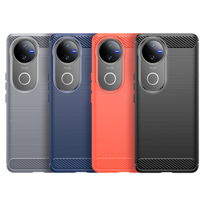 Funda de teléfono de fibra de carbono a prueba de golpes TPU para VIVO V50 - Product Image 6