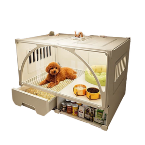 Customized Multi Drawer Storage Cat House Enclosure Indoor Outdoor Pet Habitat Modern Cat Villa Dog Cage Pet Cages Dog <b>Crate</b> - Product Image 1