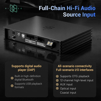 Amplificateur DSP professionnel haute puissance 1240W 12 entrées 12 sorties AD12-1240 Processeur audio numérique avec prise en charge OTG pour l'audio automobile