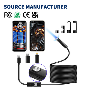 Caméra d'inspection d'égouts à prix d'usine avec accessoires complets, compatible Apple et Android, pour usage automobile, 360 HD portable, Type-C, pour usage domestique DIY - Product Image 2
