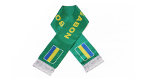 Nouveau produit : Écharpes personnalisées du Gabon pour les fans et les clubs de supporters – Drapeaux et foulards sur mesure