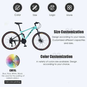 Bicicletta da Montagna a Sospensione <span class=keywords><strong>Completa</strong></span>, Vendita Diretta dalla Fabbrica, 26 Pollici, Freni a Disco, 27-30 Velocità, MTB Bicicleta De Montana - Product Image 2