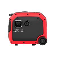 Générateur à essence silencieux à fréquence variable 3,6 kW, certification CE, démarrage manuel unidirectionnel, pour situations d'urgence en extérieur