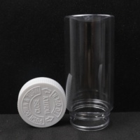 Botol Kemasan Kosmetik Tabung Plastik Bunga CR PET Berkualitas Tinggi Grosir 50*114mm Dengan Tutup Segel Anti Bongkar