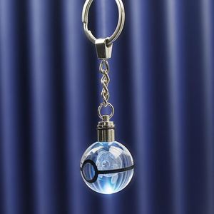 Venta al por mayor 7 colores LED bola de cristal llavero personalizado 3D acrílico bolsillo llavero para Navidad Día DE LA MADRE Año Nuevo chino - Product Image 6