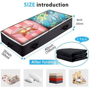 Containers <b>Storage</b> Bag Dust-Proof Packing Moisture-Proof Foldable Clear Bedding <b>Storage</b> Bag for Organizer <b>Clothes</b> - Product Image 6