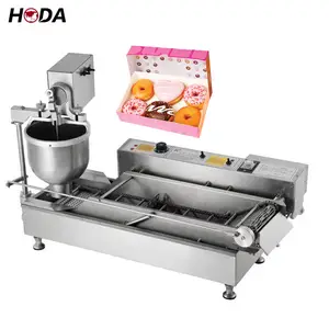 Máquina de hacer mini donas industriales, para mini productos de glaseado, mini donuts, automática, máquina para hacer alimentos