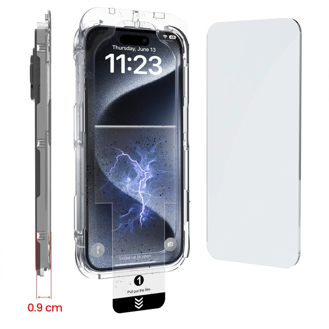 10D Anti Blue Light Glass 0.33 MM Mobile Phone Anti-fingerprint Anti-shock Tempered Glass for iPhone 14 Screen Protector