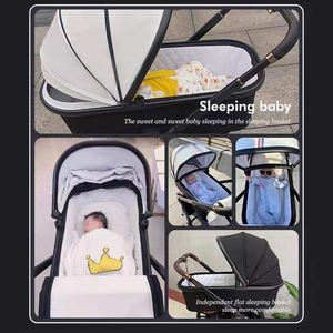 <span class=keywords><strong>2022</strong></span> Ventes populaires Les poussettes pour bébés peuvent s'asseoir et s'allonger Poussettes pour bébés pliantes à haute vue, <span class=keywords><strong>poussette</strong></span> pour bébé 3-en-1 - Product Image 4