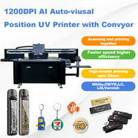 Impresora de Inyección de Tinta UV con Visión Artificial Jucolor 1319CCD, con Cinta Transportadora para Placas de Identificación