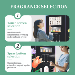 Outdoor Commercial Street Automatic <strong>Feishi</strong> <strong>Perfume</strong> Spray Cologne <strong>Vending</strong> <strong>Machine</strong> With Standing Dispenser for Sale Credit Card - Product Image 3