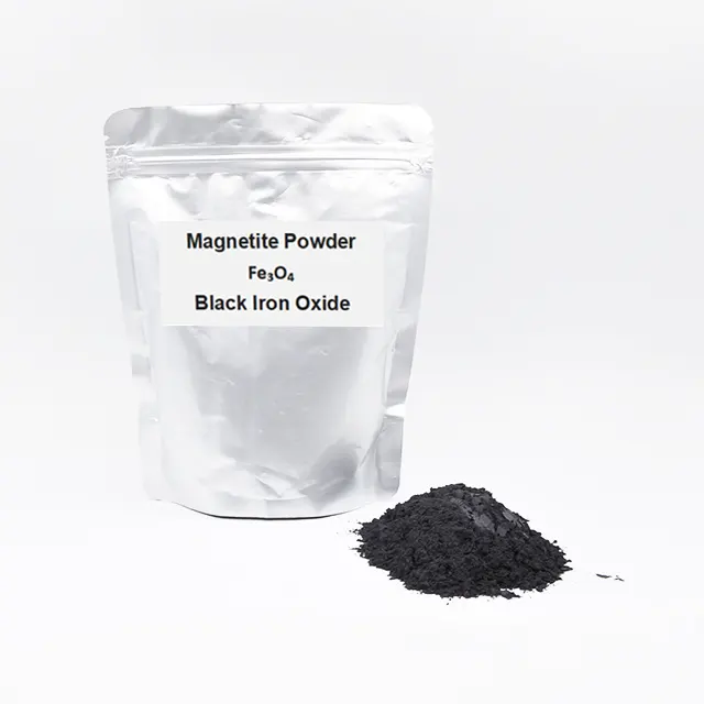 De alta pureza negro hematita de hierro magnetita en polvo para cemento