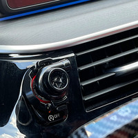 Universal suku cadang mobil Turbo otomatis satu klik, stiker penutup dekoratif tombol tekan nyala mati mesin
