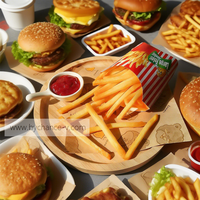 Frites artificielles réalistes pour la décoration de cuisine, la maison, les centres de table de fête, les événements sur le thème de la restauration rapide, les aides pédagogiques scolaires