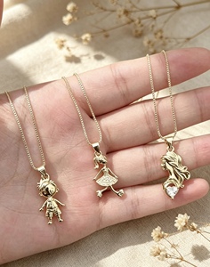 Exquisite and Fashionable Jewelry Necklace Link <b>Chain</b> Cute Kids Accessories Joyeria Pendant Necklace - Product Image 4