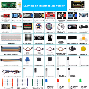 Kit Arduino <span class=keywords><strong>Uno</strong></span> - Carte mère <span class=keywords><strong>classique</strong></span> R3 avec plateau de prototypage et fils de liaison - Essentiels pour débutants - Kit de démarrage Arduino - Product Image 3