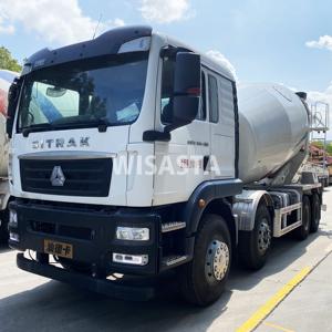 2022 anno nuovi arrivi 12 metri cubi 12cbm WEICHAI motore 8x4 betonaggio macchina SITRAK betoniera camion in magazzino - Product Image 3