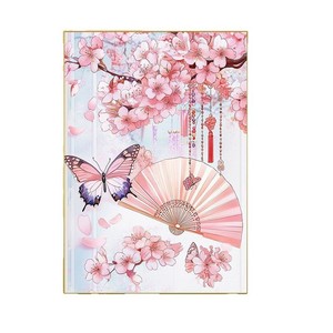 Kit de Peinture Diamant 5D Fleurs de Cerisier et Tulipes, Perles Rondes, Art Floral, Décoration Murale pour <span class=keywords><strong>Chambre</strong></span> d'Adolescente ou Salle d'Étude - Product Image 5