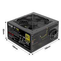 Alimentation PC PSU 750W 80 PLUS ATX, Alimentation Stable pour PC de Jeu, Vente en Gros Usine OEM