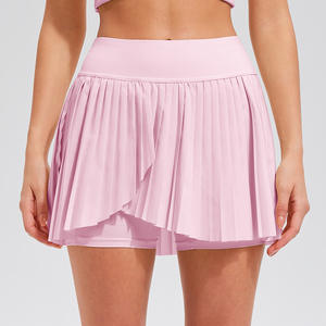 Aoyema Vêtements de sport pour femmes, été décontracté Falda Deportiva Slim-Fit plissé Couvre-hanche Pickle Ball Outdoor Gym Yoga Tennis Jupes - Product Image 5