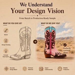 Bottes de <span class=keywords><strong>cowboy</strong></span> pour hommes CHENO, personnalisées, de haute qualité, à bout carré, beiges, mi-hautes, vintage, brodées, en composite, mode masculine - Product Image 5