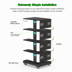 Batterie solaire Lifepo4 48V ess 15 <span class=keywords><strong>kwh</strong></span> Modèle empilé au lithium Entrepôt local UE Stockage d'énergie Batterie 30KWH 45KWH 60KWH 100KWH - Product Image 5