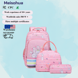 Sac à dos <span class=keywords><strong>Cole</strong></span> Sac à dos étanche pour filles Design ergonomique haute capacité avec rayures réfléchissantes et motif de dessin animé mignon - Product Image 1