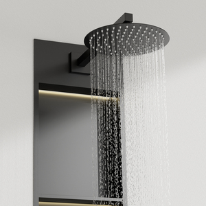 <span class=keywords><strong>Douche</strong></span> de niche encastrée à double couche directe d'usine avec système d'équilibre de vanne en laiton et boîte étanche - Product Image 4