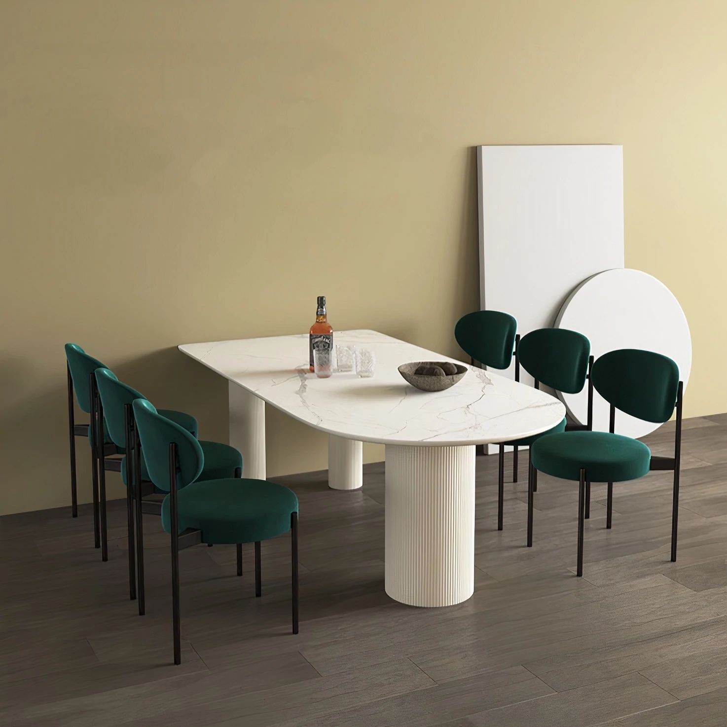 Modern home furniture easy cleaning fabric fabric metal frame iron legs living-room chairs dining chair
