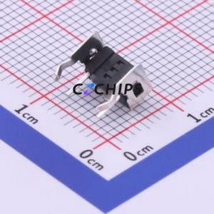 TC-1101V-B-A-W Tactile Switch Through hole Switch Single Pole Single Throw Rectangle Button 1.6N Right Angle Insert - Product Image 2