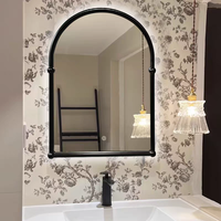 Miroir intelligent avec lumière CCT 3000K-6000K, variateur d'intensité, capteur tactile, miroir mural pour salle de bain