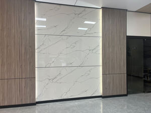 Popolare e Resistente Pannello in Marmo Serie Pietra con Impiallacciatura in Legno di Bambù Carbonizzato, Spessore 5MM 8MM, <span class=keywords><strong>per</strong></span> Decorazione Pareti Interne - Product Image 6