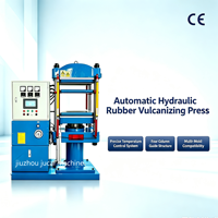 Presse de vulcanisation automatique du caoutchouc de 25 à 50 tonnes, machine de moulage du silicone, vulcanisateur hydraulique de qualité laboratoire pour les tests industriels