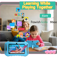 Vente directe usine Nouvelle tablette PC éducative pour enfants 7 pouces MTK Quad Core Android 12 Wi-Fi Capacitive 2 Go + 32 Go avec logiciel éducatif Garantie 1 an