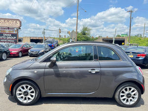 FIAT 500 Pop <span class=keywords><strong>Cabrio</strong></span> 2018 con Basso Chilometraggio, Guida <span class=keywords><strong>a</strong></span> Sinistra, Trazione Anteriore, Cambio Automatico, Cerchi R16, Sedili in Tessuto, Sistema di Navigazione, Avviamento Remoto, Android - Product Image 2